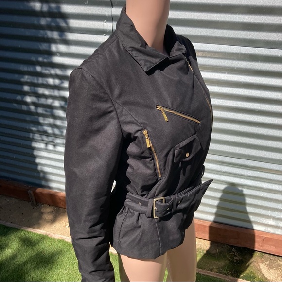 La Perla Studio Fabric Biker Jacket with Belt - Picture 9 of 16